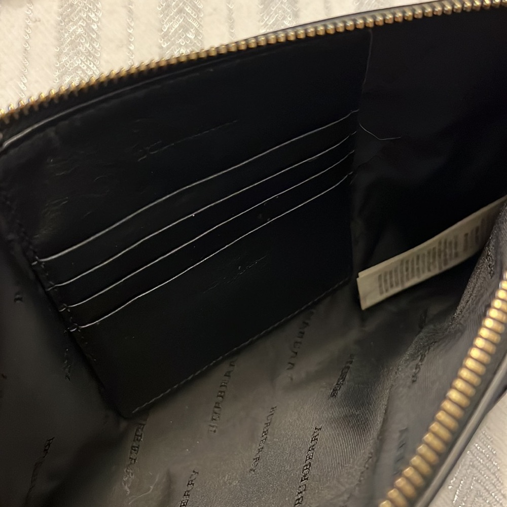 Burberry Black Leather Crossbody Bag with Gold Hardware - Picture 5 of 6